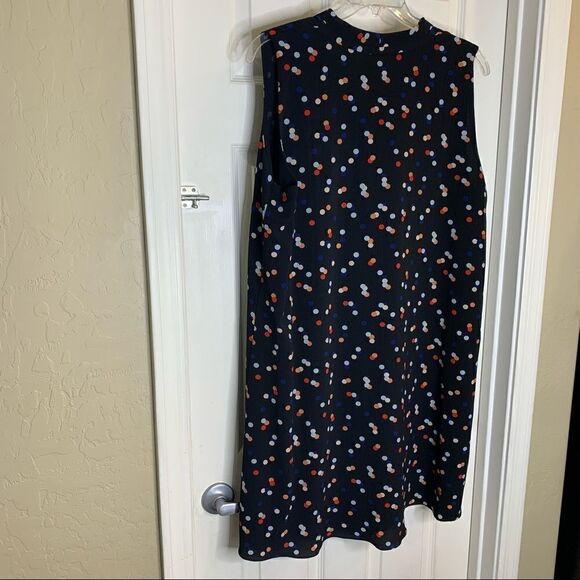 Vince Camuto Polka Dot Confetti Multicolored Dress Size 2X - Picture 5 of 8